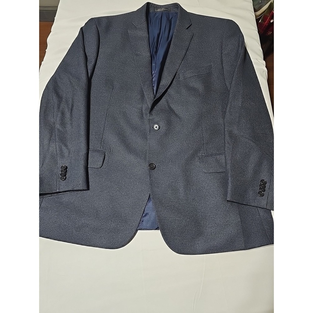 Michael‎ Kors Blue Check Men SPORT COAT 46R blazer suit jacket